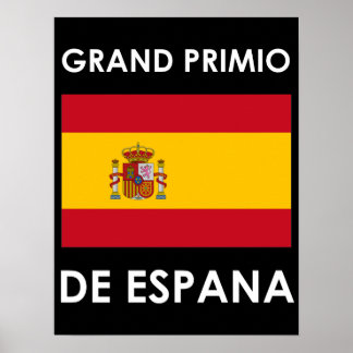 Póster Gran Premio de España