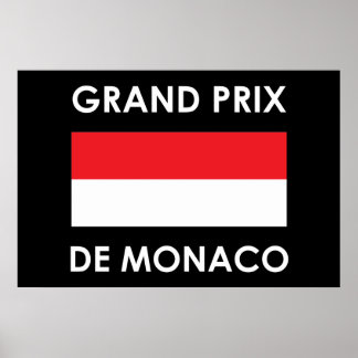Póster Gran Premio de Mónaco