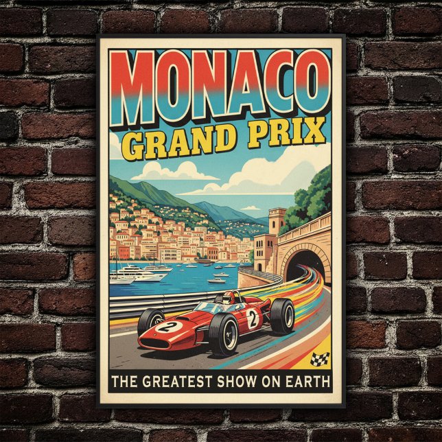 Póster Gran Premio de Mónaco de 1966 Poster del Muro de V (Subido por el creador)