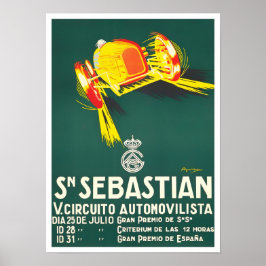 Póster Gran Premio de San Sebastián de 1927