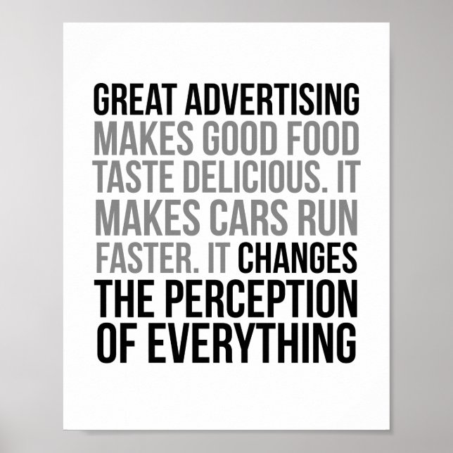 Póster Gran publicidad (Frente)