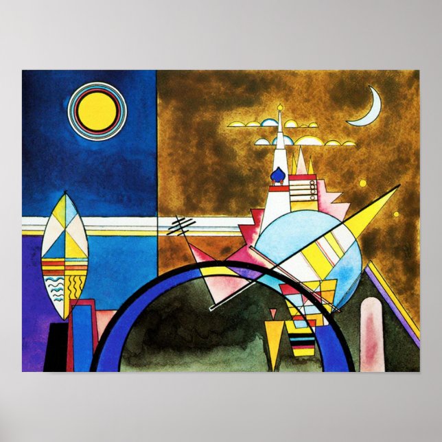 Póster Gran Puerta de Kandinsky del Poster de Kiev (Frente)