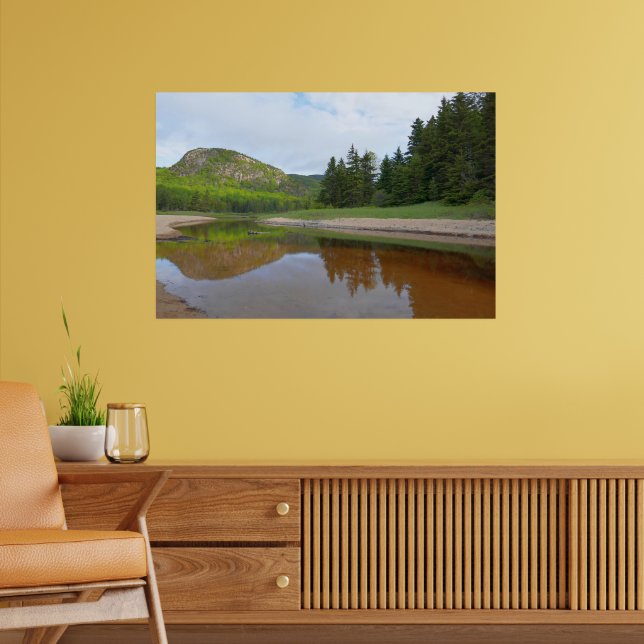 Póster Gran reflexión de la cabeza en Sand Beach (Salón 2)