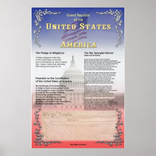Póster Gran República de Estados Unidos