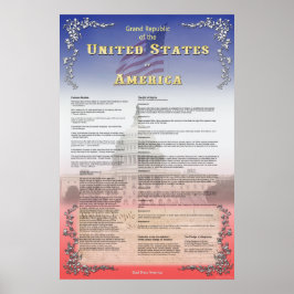 Póster Gran República de Estados Unidos