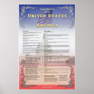 Póster Gran República de Estados Unidos