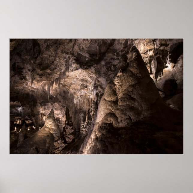 Póster Gran sala - Cavernas Carlsbad (Frente)