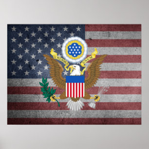 Póster Gran sello de Estados Unidos