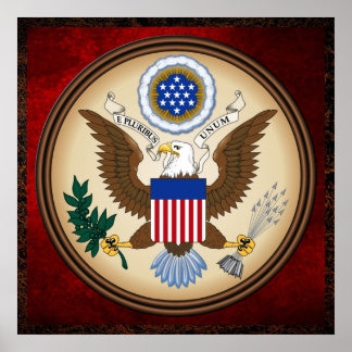 PÓSTER GRAN SELLO DE LOS ESTADOS UNIDOS