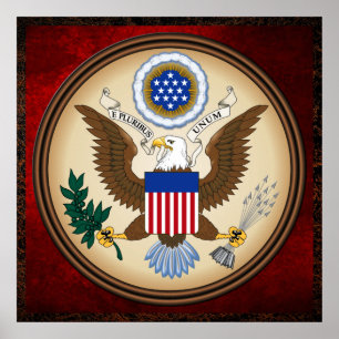 PÓSTER GRAN SELLO DE LOS ESTADOS UNIDOS