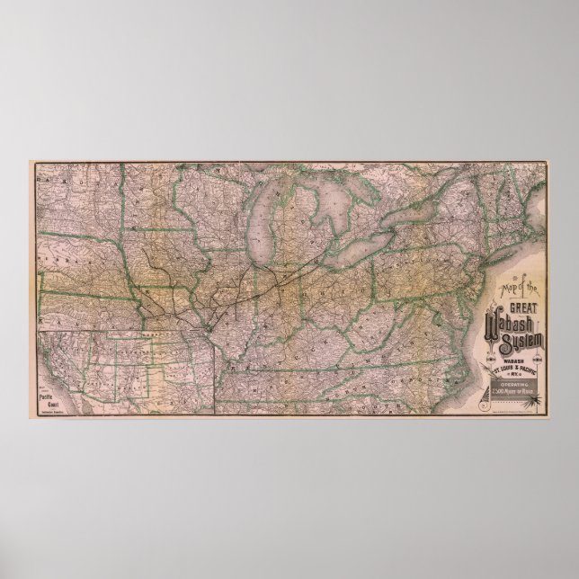 Póster Gran sistema Wabash (Frente)