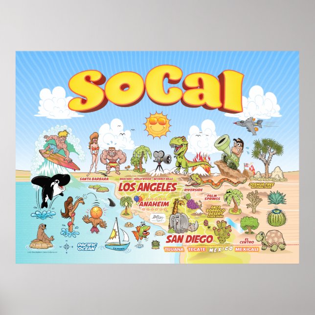 Póster Gran SoCal (Frente)