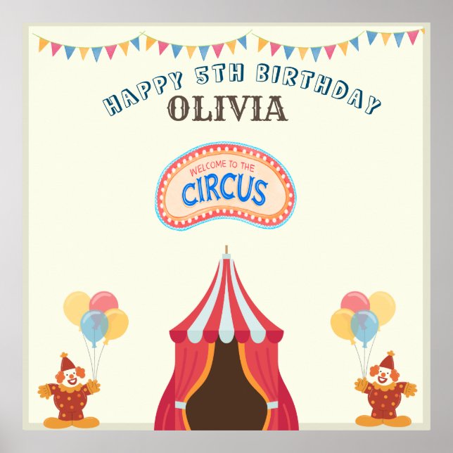 Póster GRAN TEMA DEL 5° NACIMIENTO DEL Círculo (Frente)