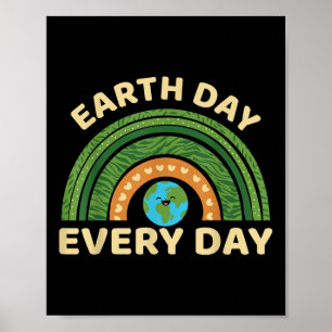 Póster Gran Tierra Día Mundial de la Tierra Día del Medio