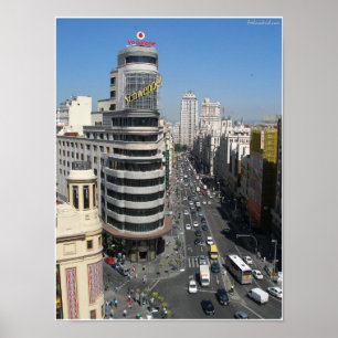 Póster Gran Vía Madrid