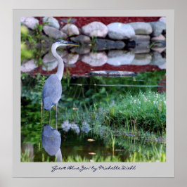 Póster Gran Zen Azul