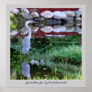 Póster Gran Zen Azul