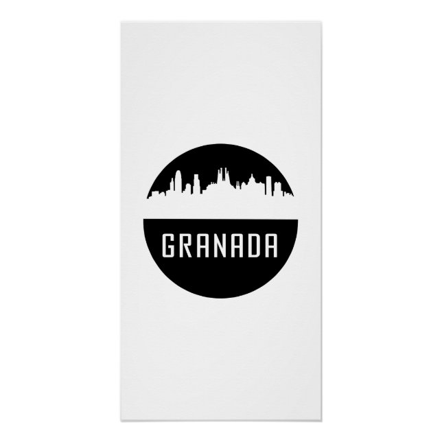 Póster Granada | cities of Spain (Anverso)
