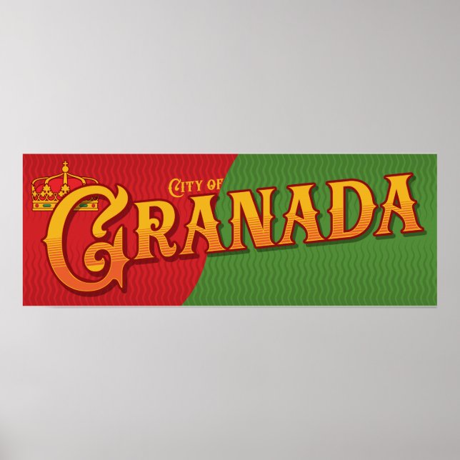 Póster Granada España (Frente)
