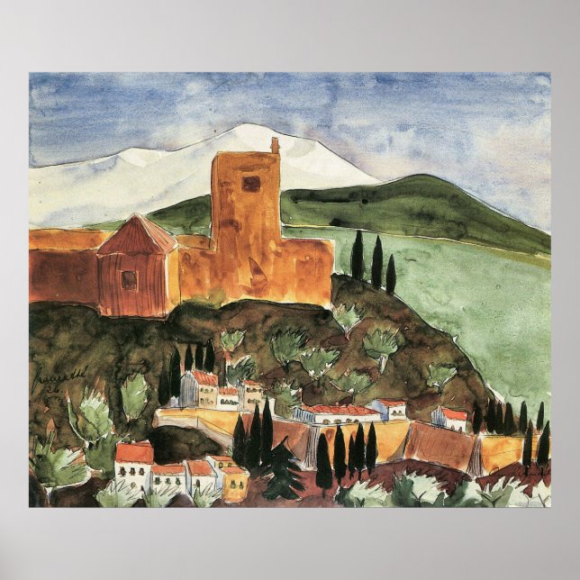 Póster Granada II por Walter Gramatte (Frente)