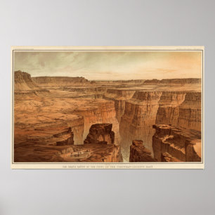 Póster Grand Canyon at the foot of the Toroweap