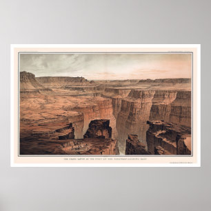 Póster Grand Canyon at the Foot of Toroweap 1882