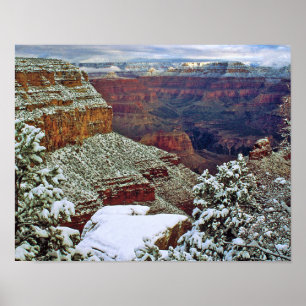 Póster Grand Canyon in Winter