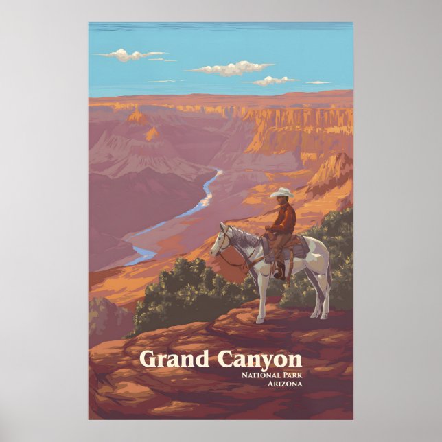 Póster Grand Canyon National Park Travel Poster (Frente)