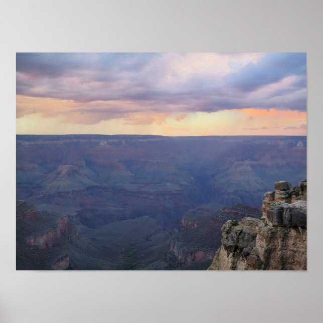 Póster Grand Canyon sunset after storm (Frente)