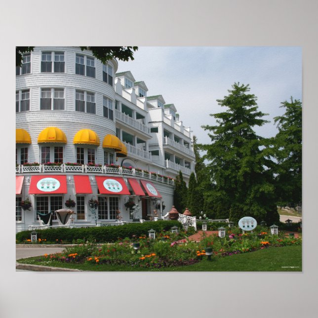 Póster Grand Hotel en la isla de Mackinac (Frente)