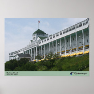 Póster Grand Hotel en la isla de Mackinac
