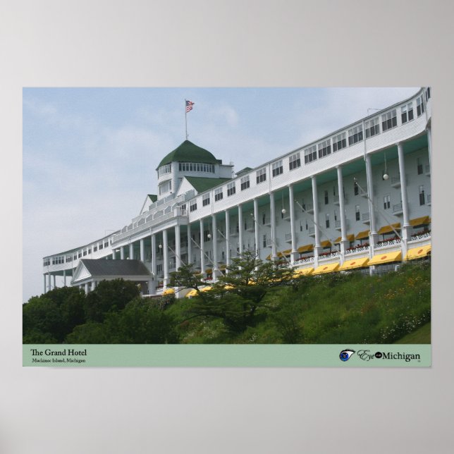 Póster Grand Hotel en la isla de Mackinac (Frente)