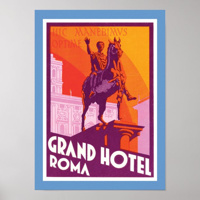 Póster Grand Hotel Roma (Frente)