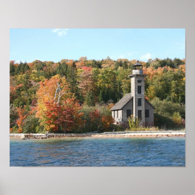 Póster Grand Island Lighthouse (Frente)