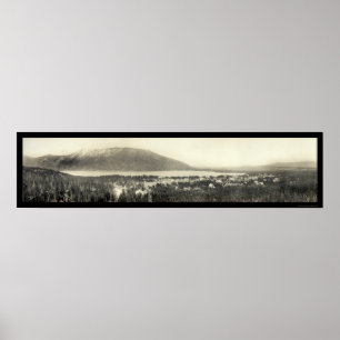 Póster Grand Lake, Colorado Panoramic Photo 1911