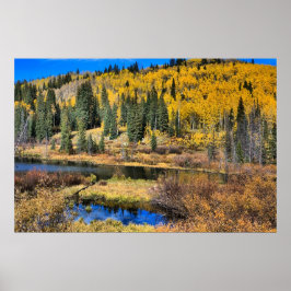 Póster Grand Mesa en otoño, Colorado occidental