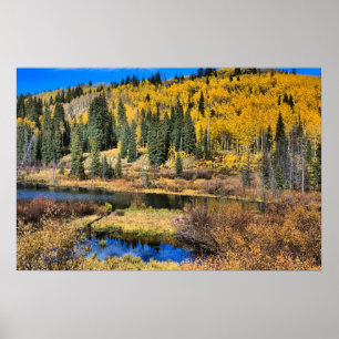 Póster Grand Mesa en otoño, Colorado occidental