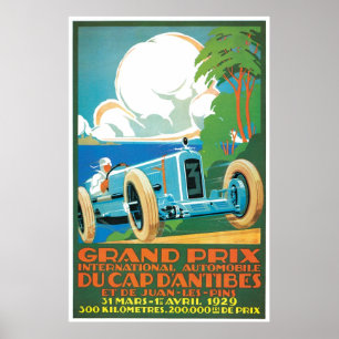 Póster Grand Prix Du Cap Dantibes