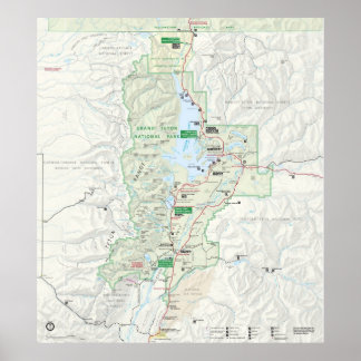 Póster Grand Teton National Park