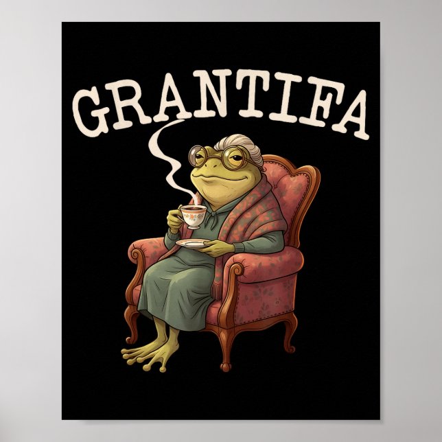 Póster Grand Tifa Frog Funny Graphic Men Women  (Frente)