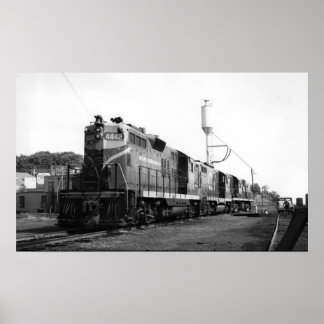 Póster Grand Trunk Railroad Portland, Maine Sept 1967