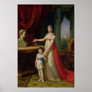 Póster Grande duquesa de Elisa Bonaparte de Toscana