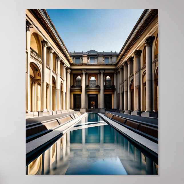 Póster Grande Galerie du Musée du Louvre (Frente)