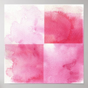 Póster grandes banderas de la acuarela para su diseño