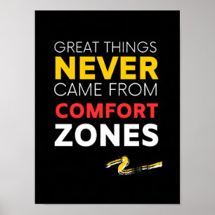Póster Grandes cosas nunca llegaron de COMFORT ZONES Post