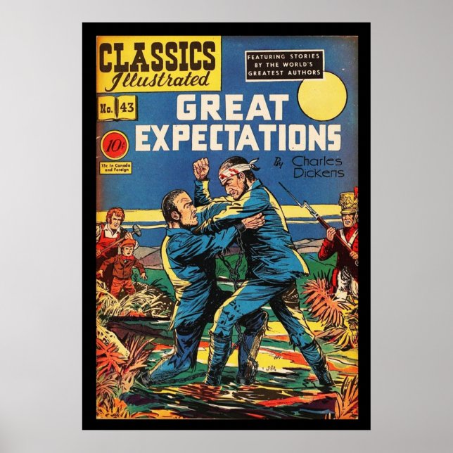 Póster Grandes expectativas Charles Dickens Comic Book Co (Frente)