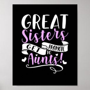 Póster Grandes Hermanas Se Promocionan Para Tejer.