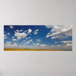 Póster Grandes llanuras en Dakota del Sur en verano