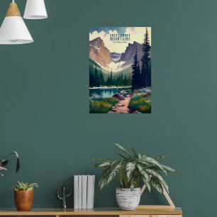 Póster Grandes Montañas Ahumadas