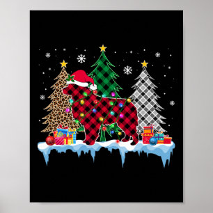 Póster Grandes Navidades de Perro de los Pirineos Encende